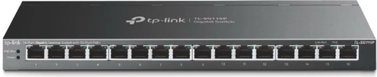 Switch, TP-Link, TL-SG116P, 16 porta, 1 Gbps