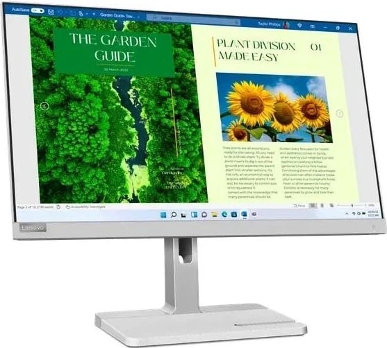 Monitor Lenovo L24m-40, 23.8", Full HD, hiri