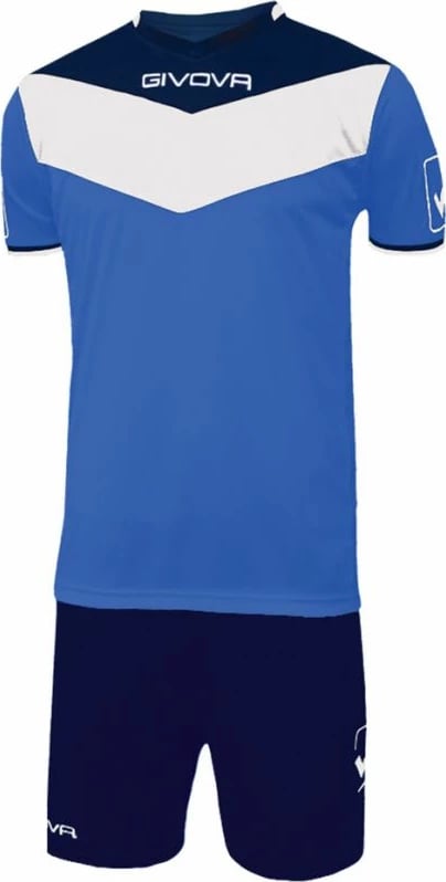 Komplet futbolli Givova për meshkuj dhe fëmijë, blu-errët