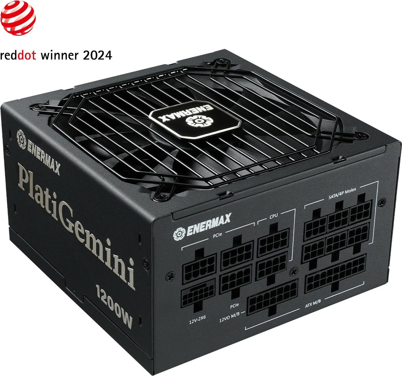 Kasë Enermax PlatiGemini EGN1200P, 1200W, 80 PLUS Platinum, ATX 3.1, full modular, e zezë