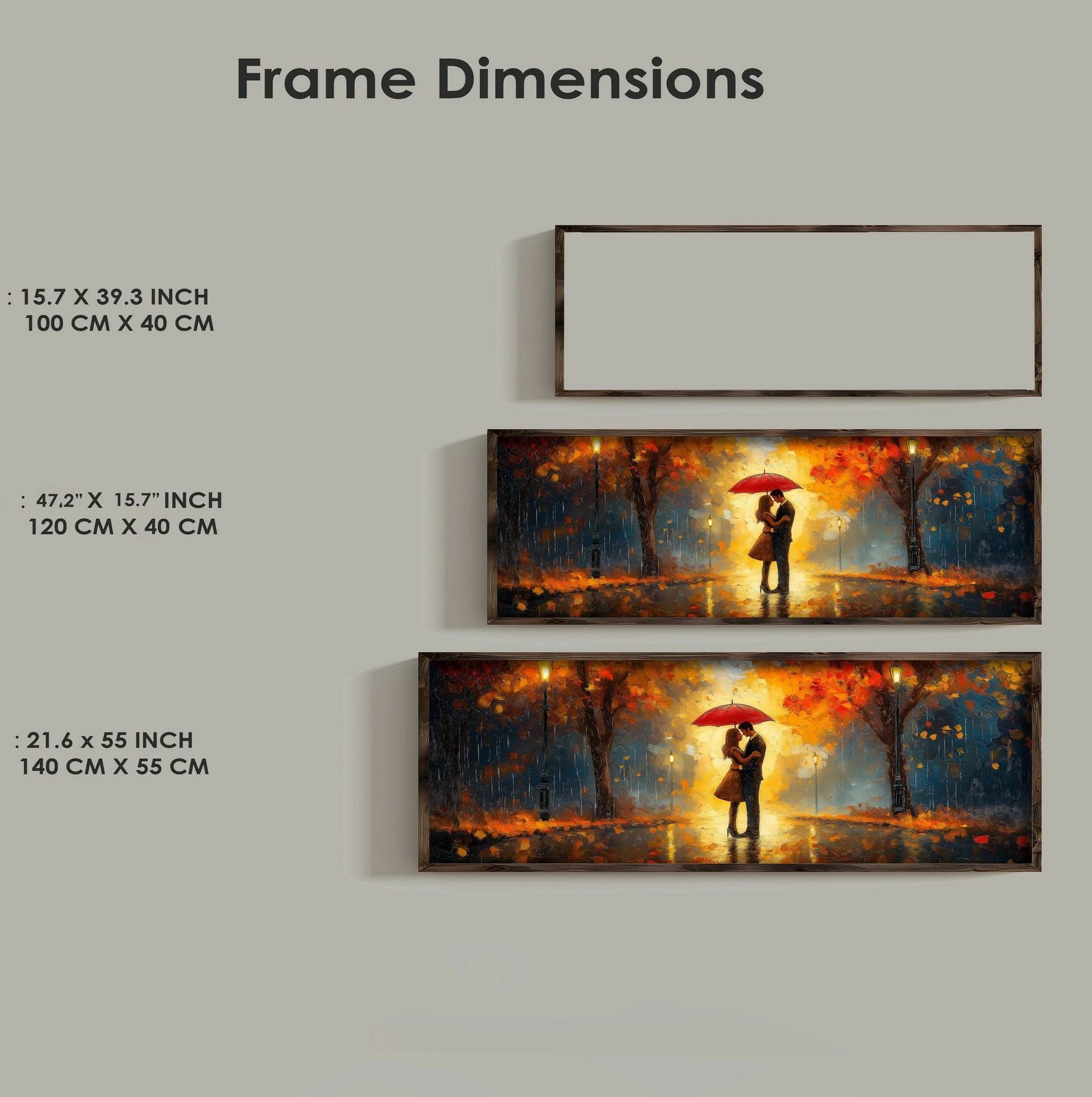 Pikturë dekorative me kornizë MDF, shumëngjyrëshe, Wallity, EMR015