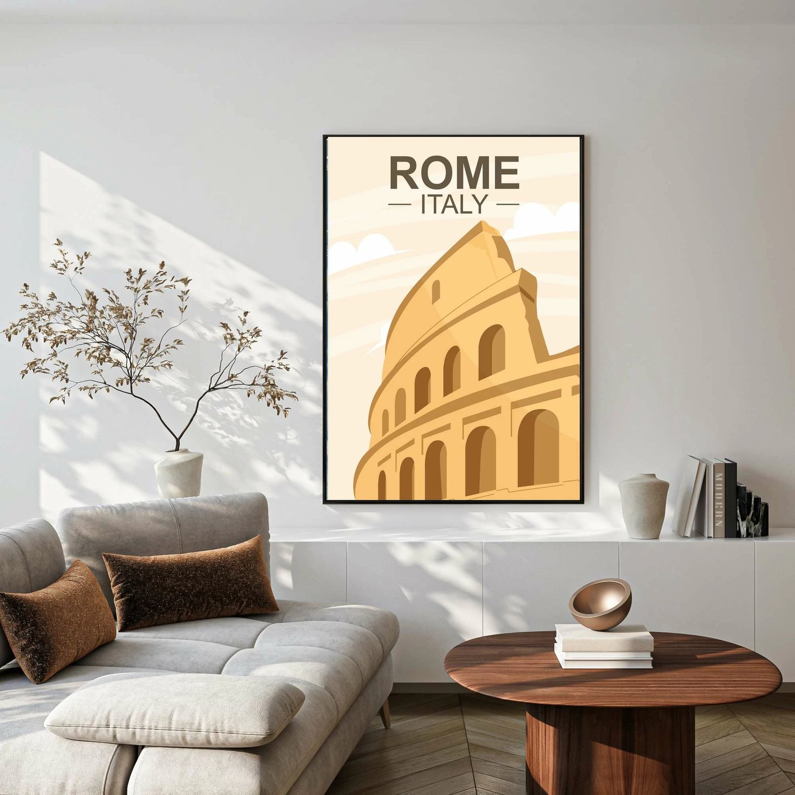 Pikturë dekorative me kornizë MDF, Wallity, Mp-00112, 40x50cm