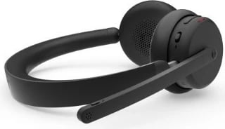 Kufje pa tela me dy modalitete, Lenovo 6550 4XD1S19778, ANC/ENC, Bluetooth 5.3 dhe USB-C receiver, 60 orë, Teams, e zezë