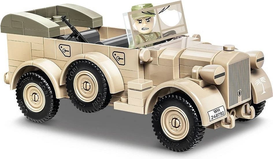 Set blloqe ndërtimi COBI 1937 Horch 901 kfz.15, 178 pjesë, me minifigurë, shumëngjyrësh