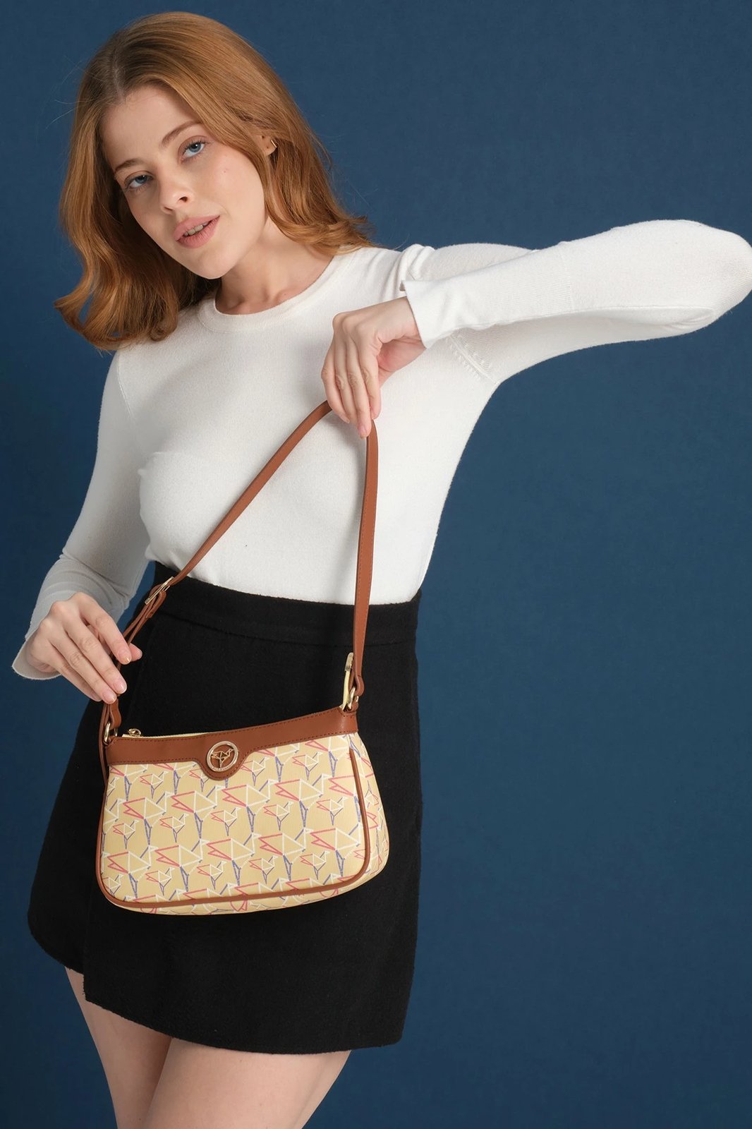 Çantë krahu Zoozie Bags, Cecina, e verdhë
