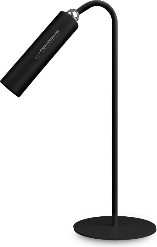 Llambë tavoline LED Esperanza ELD118K, 1800 mAh, me prekje, e zezë