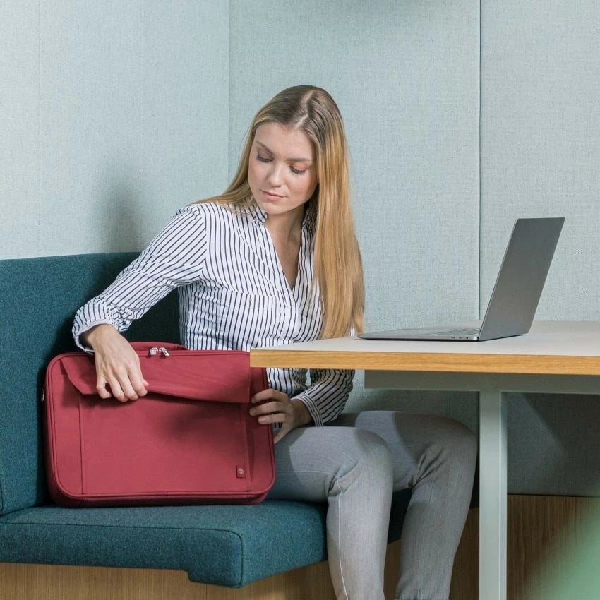 Çantë laptopi DICOTA Eco Multi BASE, 15-17.3", e kuqe