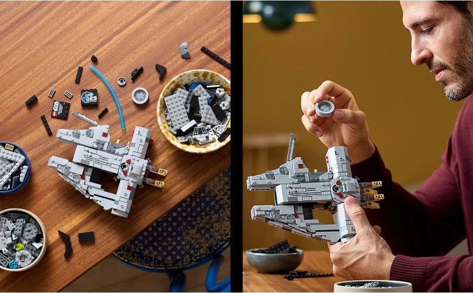 Set ndërtimi LEGO Millennium Falcon, 18 vjet, Plastik, 921 pjesë, shumëngjyrësh Set ndërtimi LEGO Millennium Falcon, 18 vjet, Plastik, 921 pjesë, shumëngjyrësh