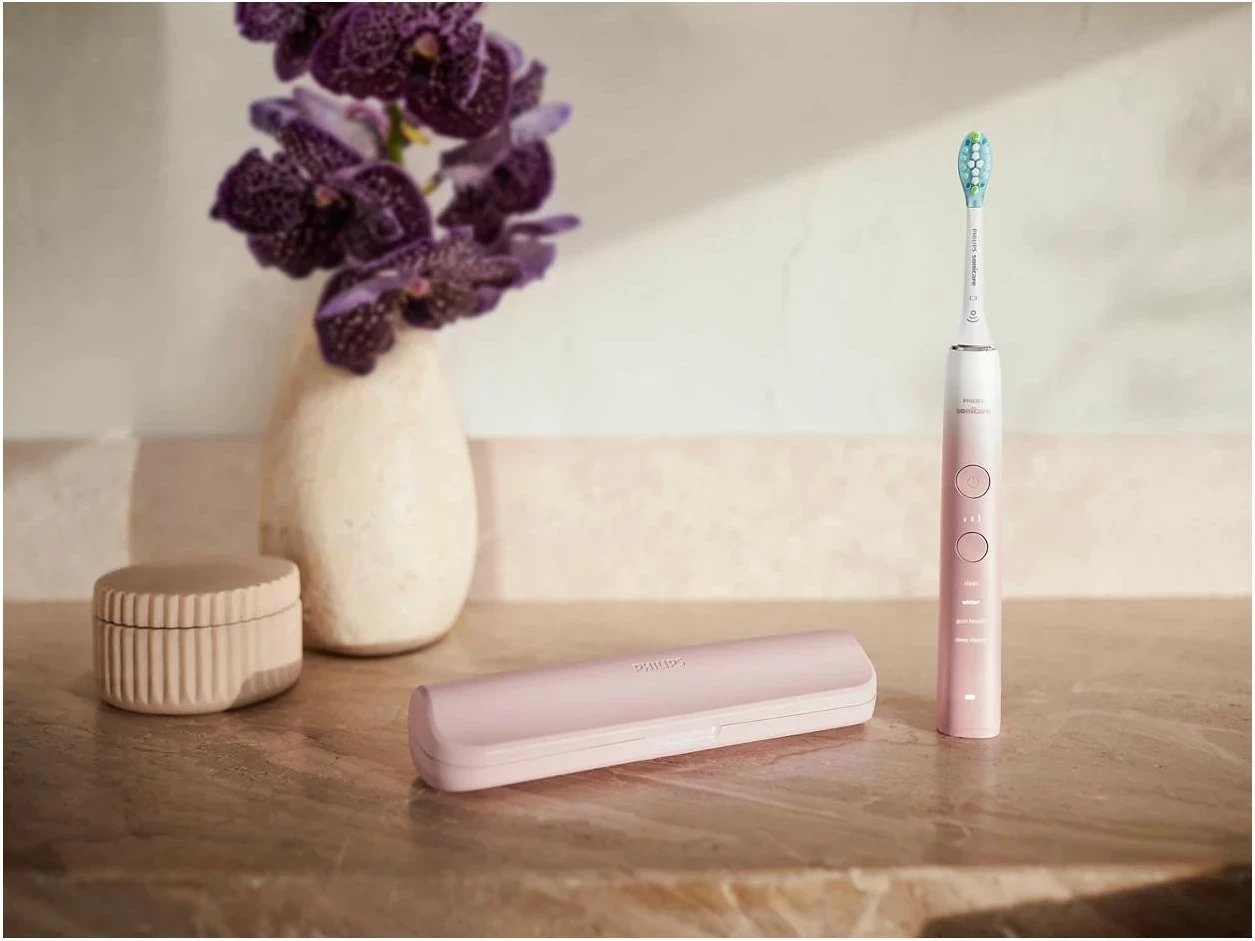 Furçë dhëmbësh sonike Philips Sonicare 9000 DiamondClean HX9911/84, rozë Furçë dhëmbësh sonike Philips Sonicare 9000 DiamondClean HX9911/84, rozë
