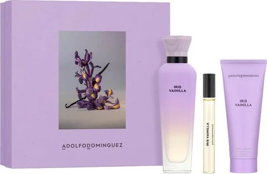 Eau de Parfum uniseks Adolfo Dominguez Agua Fresca Iris Vainilla, 120ml set