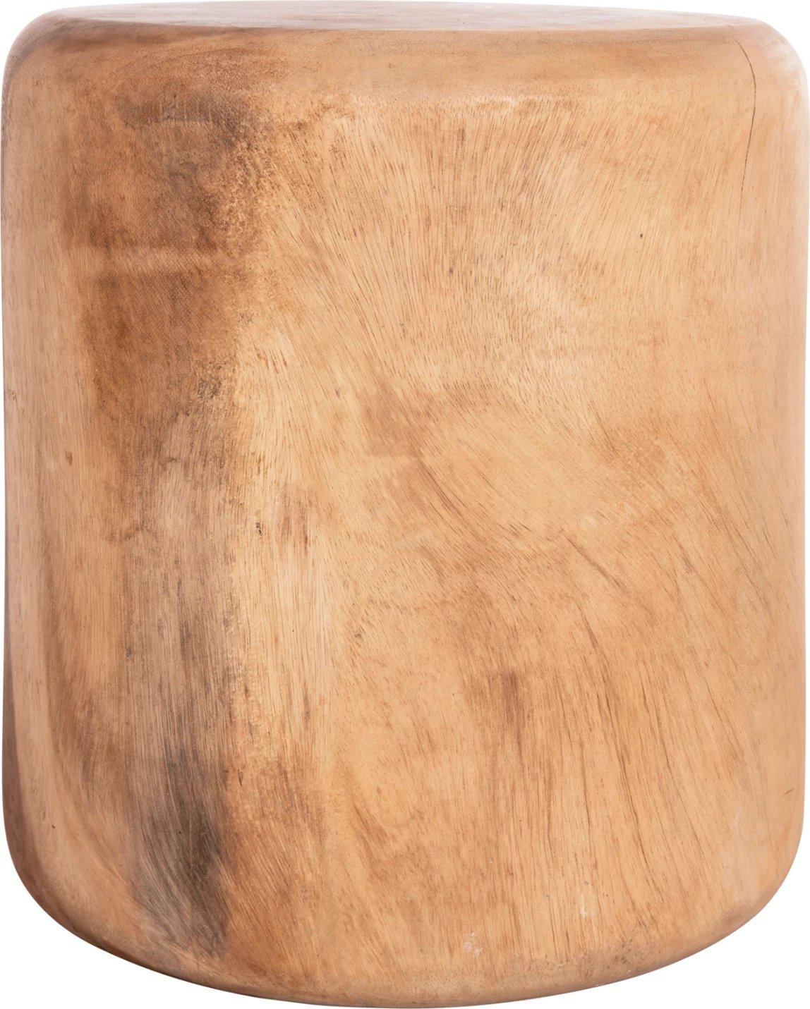 Karrige për bar rrethore TOBI, dru suar natyral, FH9791.11, 39x42cm