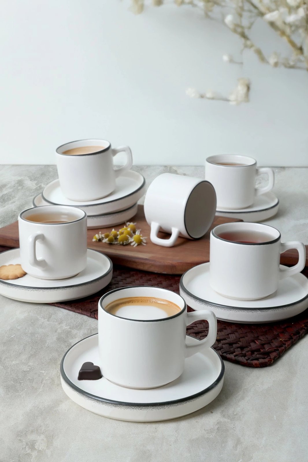 Set filxhanësh çaji (12 copë), Hermia Concept, X00019023