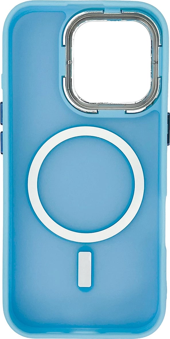 Mbështjellës Hurtel Magnetic Collection MagSafe për iPhone 16 Pro, TPU, kaltër e çelët