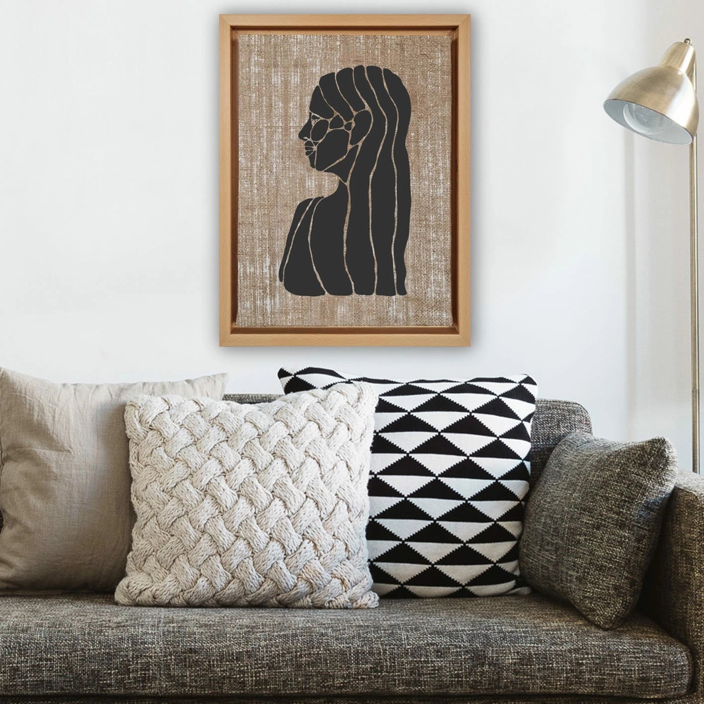 Pikturë dekorative në kanavacë, shumëngjyrëshe, Wallity, LNJ819282282463, 36x46cm