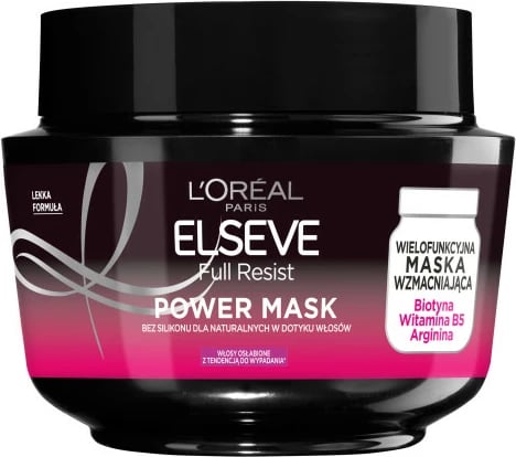 Maskë për flokë L'Oreal Paris Elseve Full Resist Power Mask për femra 300ml