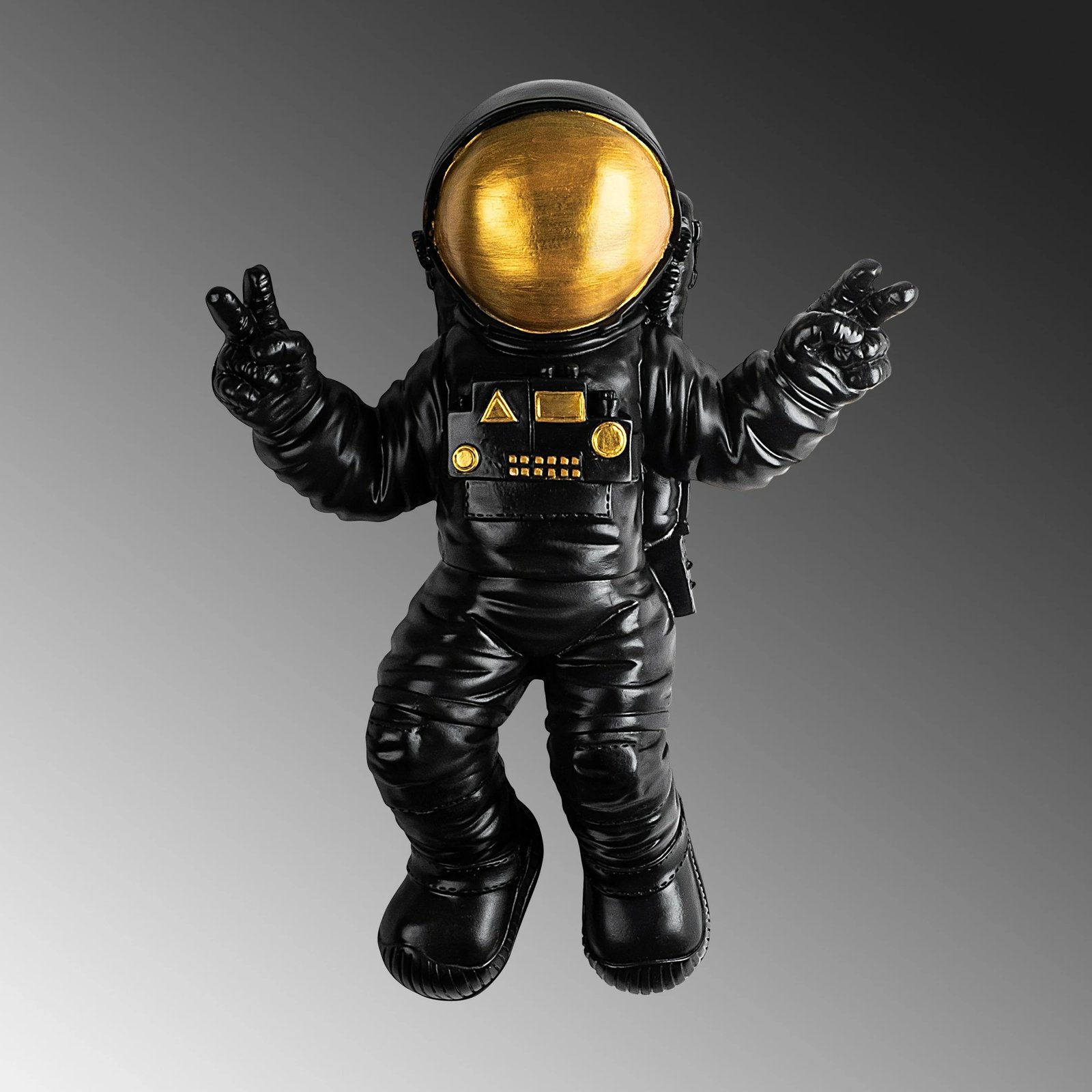 Aksesor dekorativ për mur, Wallity, Cosmonaut 2, shumëngjyrësh, 35x47x10cm