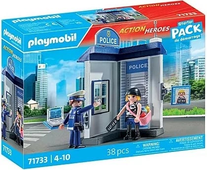 Set lodrash Playmobil Action Heroes 71733, dhomë hetimi policie, 38 pjesë
