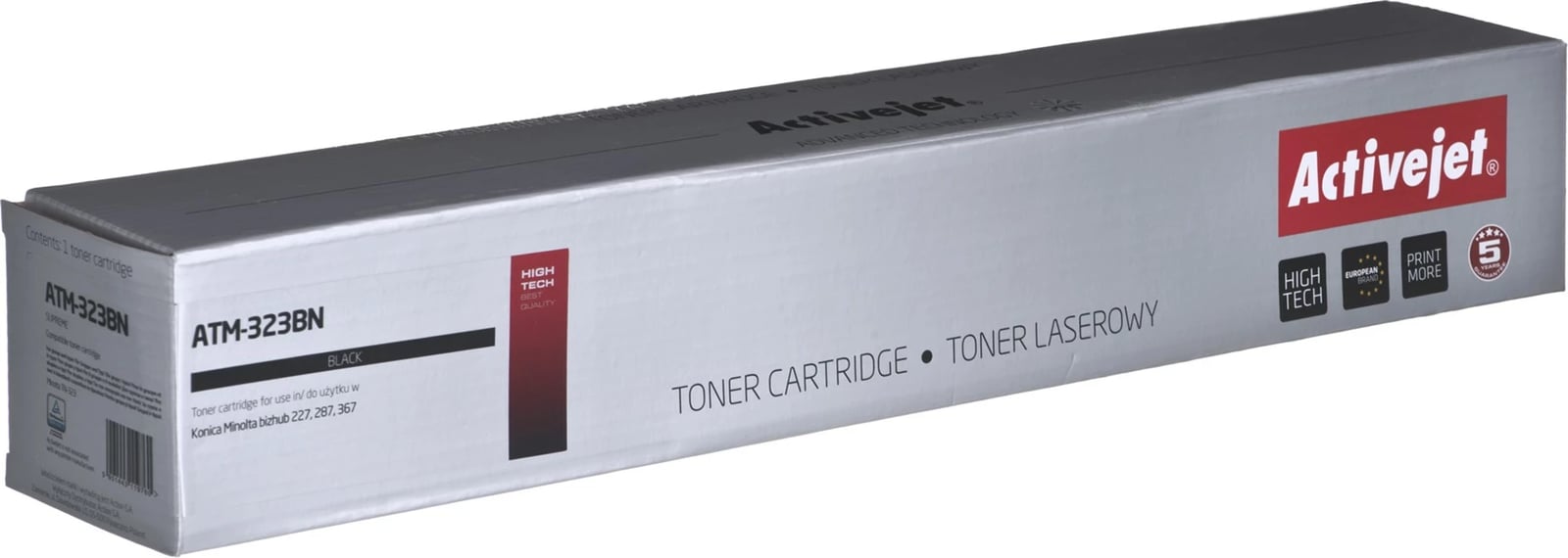 Toner zëvendësues Activejet ATM-323BN për printer Konica Minolta, i zi