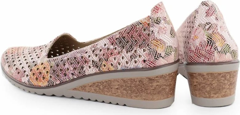 Këpucë wedge për femra Potocki, shumëngjyrëshe