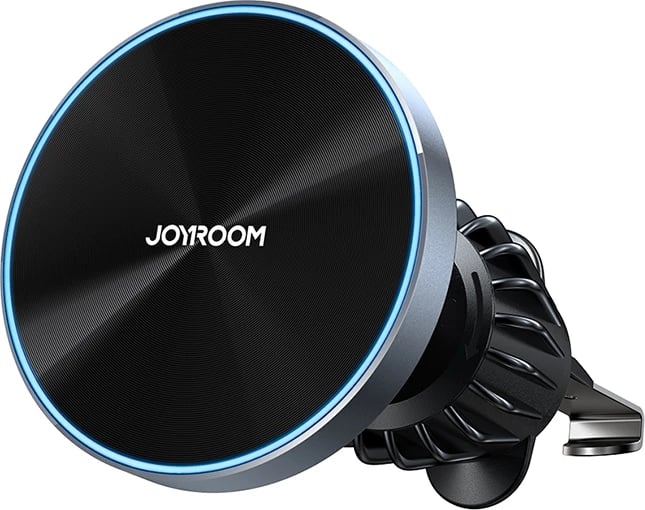 Mbajtës magnetik për veturë Joyroom JR-ZS240 Pro me karikues wireless 15W, i zi
