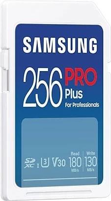 Kartelë memorie Samsung PRO Plus 256GB SDXC UHS-I, e bardhë