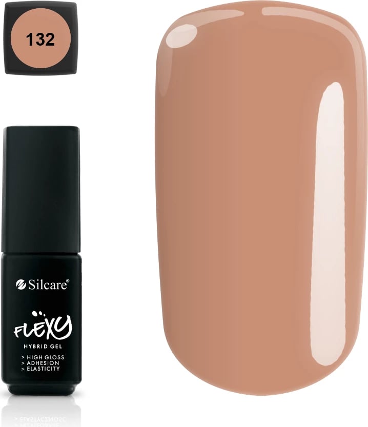 Llak për thonj Silcare Flexy Hybrid Gel 132, 4.5g