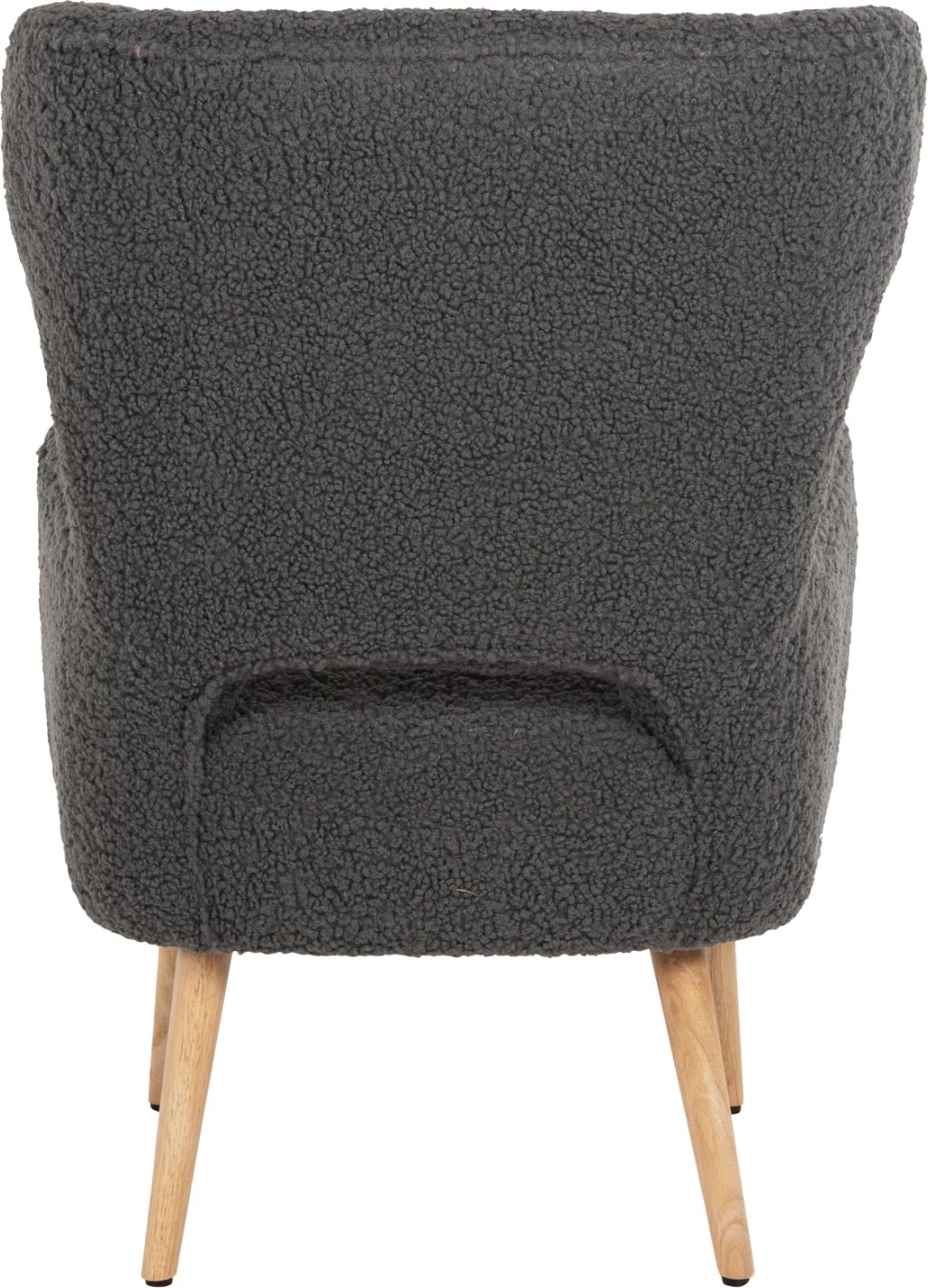 Fotelje MYLIE FH8394.21, pëlhurë boucle gri, 66x75x93H cm