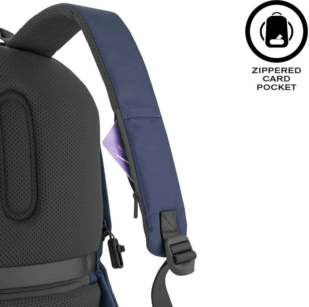 Çantë shpine XD DESIGN BOBBY SOFT, 13-16L, për laptop 15.6", navy blue