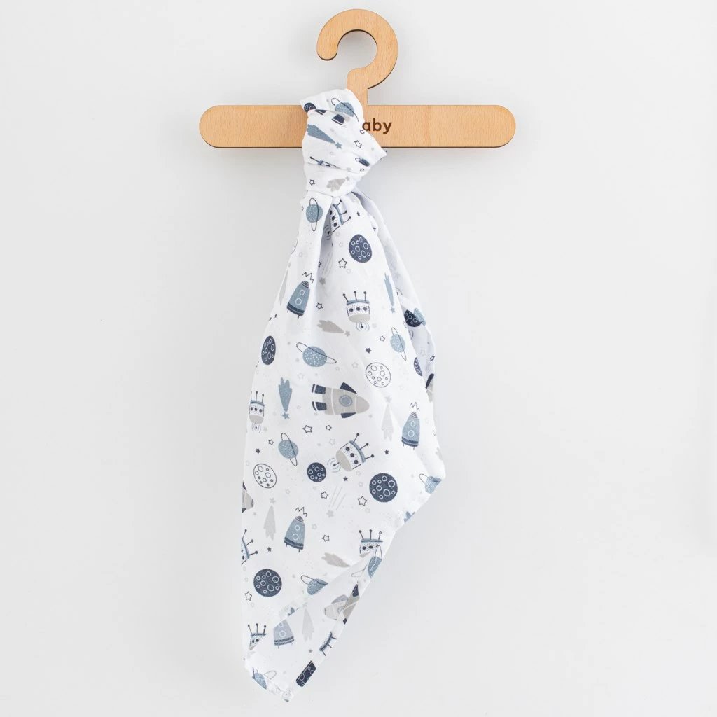 set pelenë muslin New Baby 60x80 cm 100% pambuk 3 copë, për djem, ngjyra sipas fotos