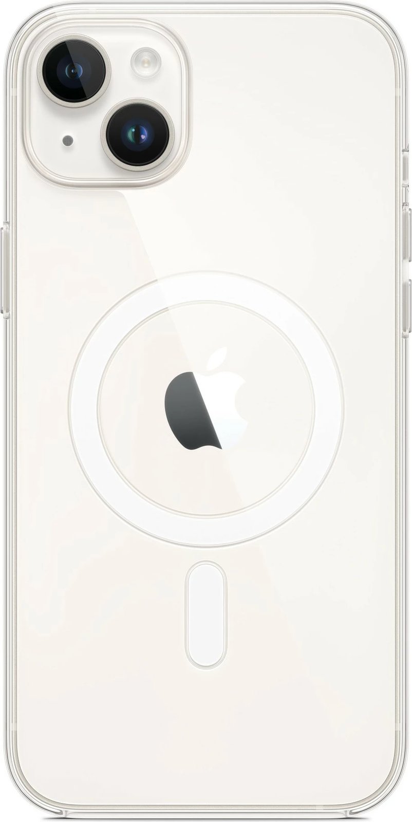 Mbështjellës Apple iPhone 14 Plus Clear Case me MagSafe, transparent