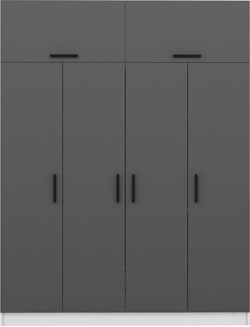 Dollap për rroba, ngjyrë antracit, Skye Decor, 5237