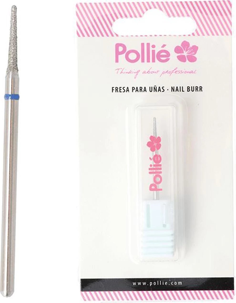 Broçë për thonj inox Eurostil e gjatë konike unisex 1 copë