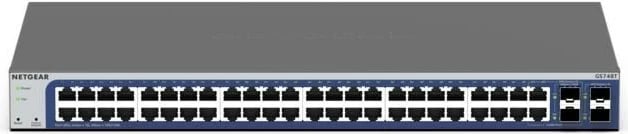 Switch i menaxhuar NETGEAR GS748Tv6, 48 porta Gigabit Ethernet, 2 SFP, Gri Switch i menaxhuar NETGEAR GS748Tv6, 48 porta Gigabit Ethernet, 2 SFP, Gri