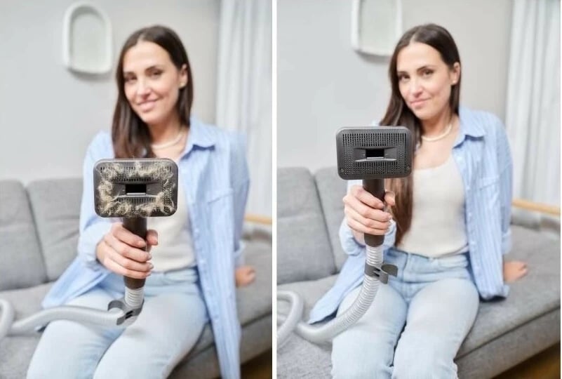 Fshesë me korrent pa kabllo ETA Terier 524790000, 25.2V, filter HEPA, e zezë