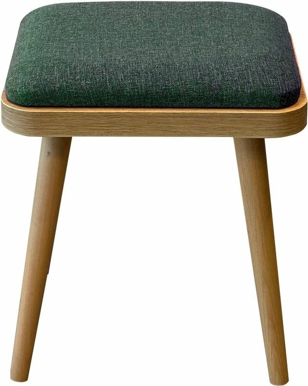 Set tavoline me karrige për ngrënie, zgjatës, 4 pjesë, Skye Decor, Vina Mini 04 1070, ngjyrë lis, e gjelbër