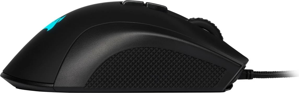 Maus gaming Corsair IRONCLAW RGB, me kabllo, 18000 DPI, i zi