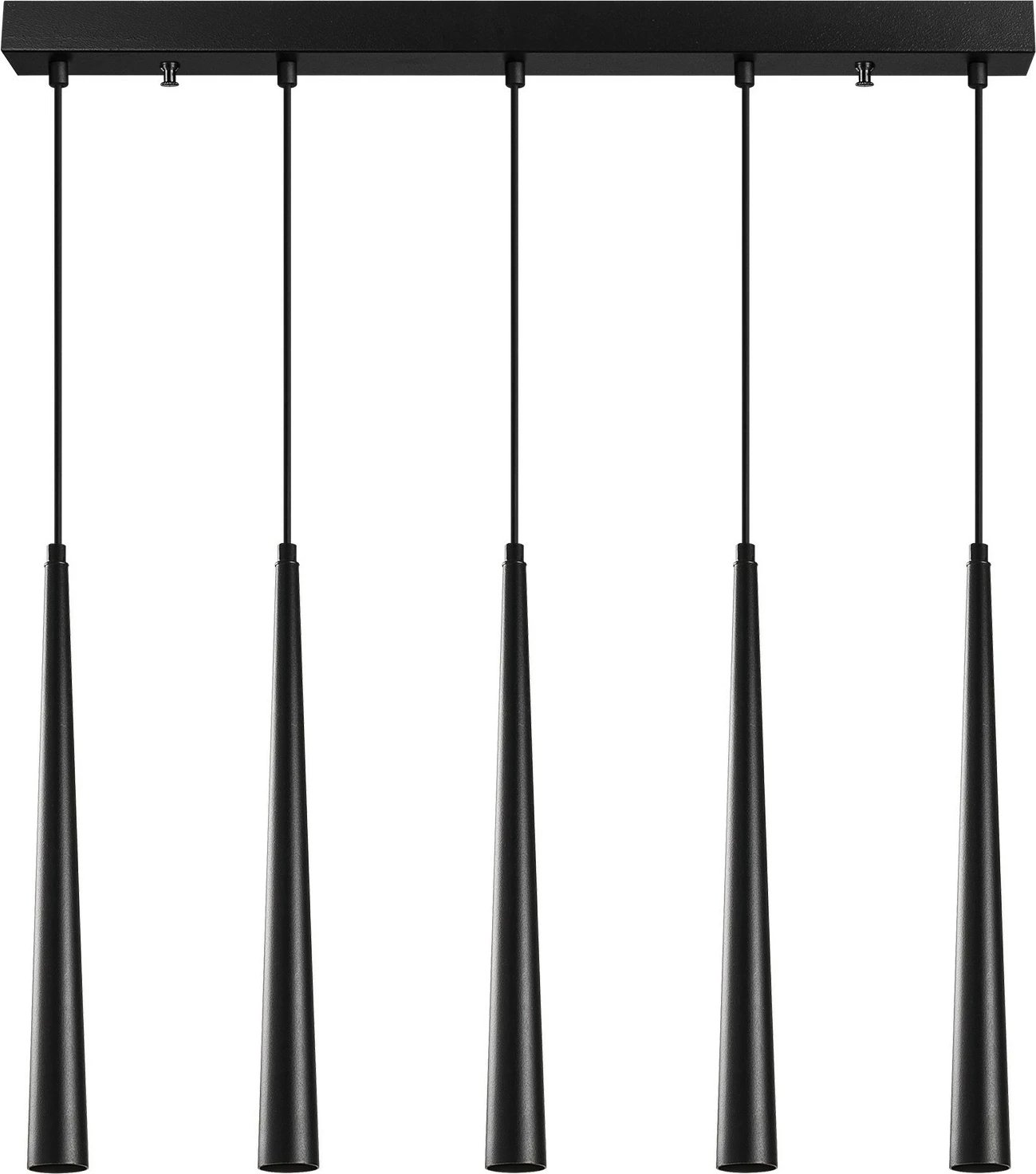 Llambë tavani Opviq, Uğur - 6075, metal i zi, lartësi e rregullueshme