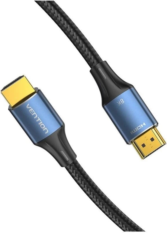 Kabel HDMI Vention, HDMI 2.1, 3m, 8K 60Hz, 4K 120Hz, zi-kaltër