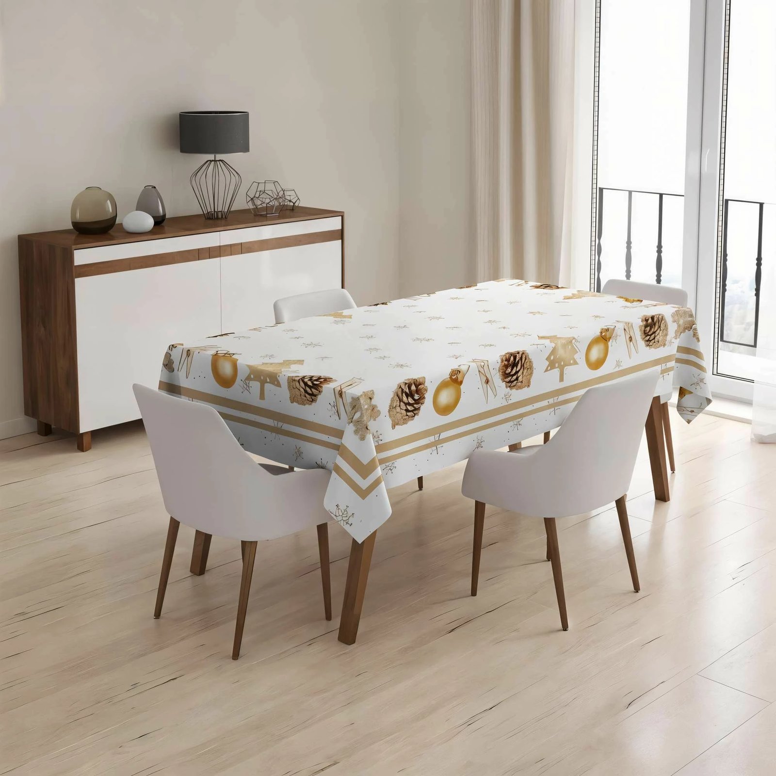 Mbulese tavoline Hermia Concept, Twinkle, shumëngjyrëshe, 160x220cm