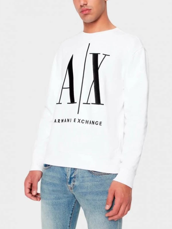 Duks për meshkuj Armani Exchange, i bardhë