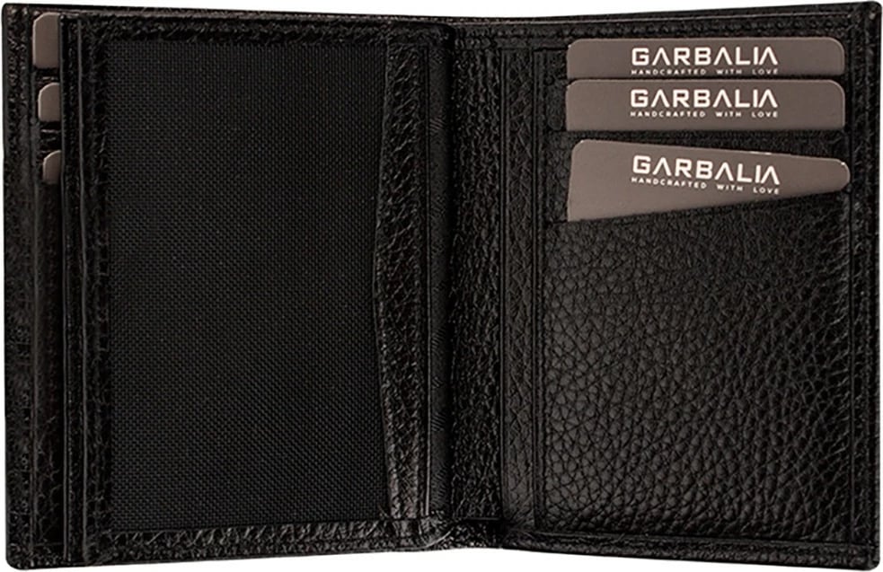 Portofol për burra, lëkurë e zezë, Zoozie Bags, Gomez