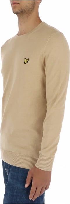 Xhemper për meshkuj Lyle & Scott, krem