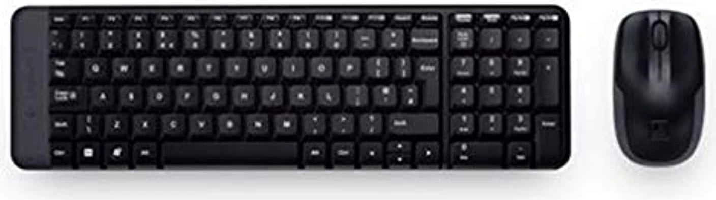 Tastierë dhe Maus Logitech MK220 Wireless, e zezë