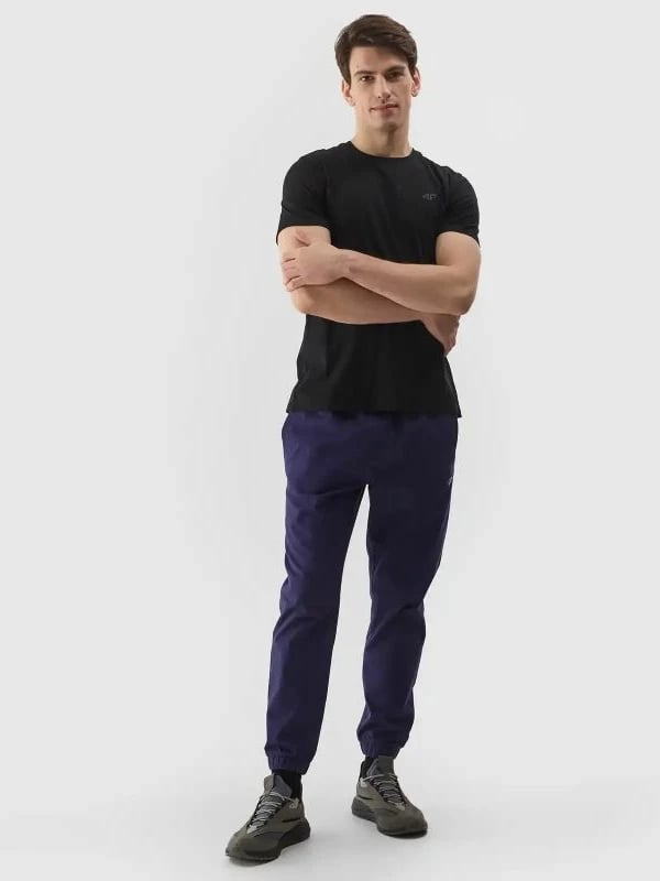 Pantallona sportive për meshkuj 4F, blu marine
