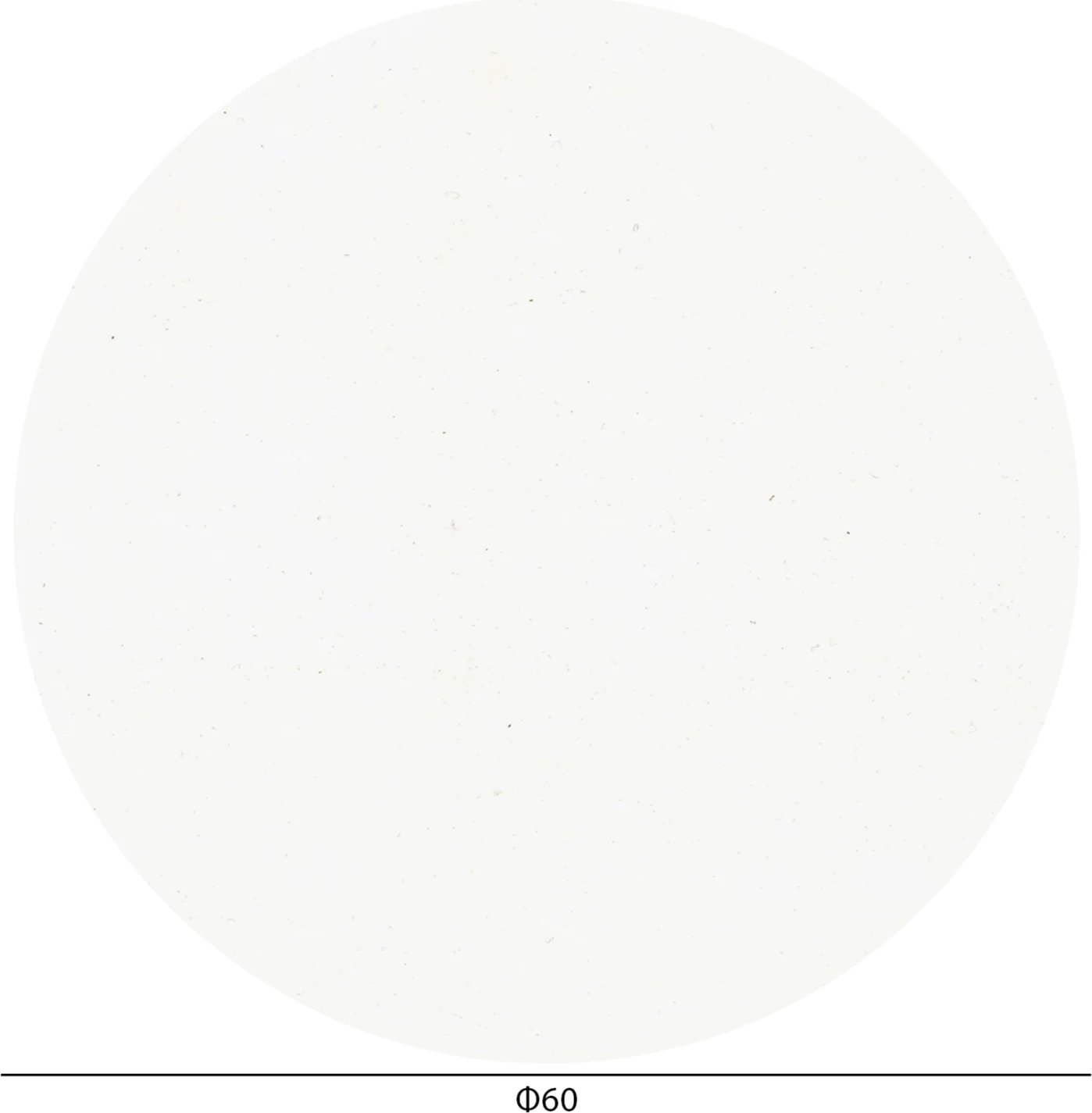 Sipërfaqe tavoline rrethore HPL, e bardhë, Φ60cm, set prej 2 copë, HM5841.22