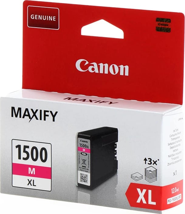 fishek bojë, Canon PGI-1500XLM XL 12 ml deri 780 faqe, magenta