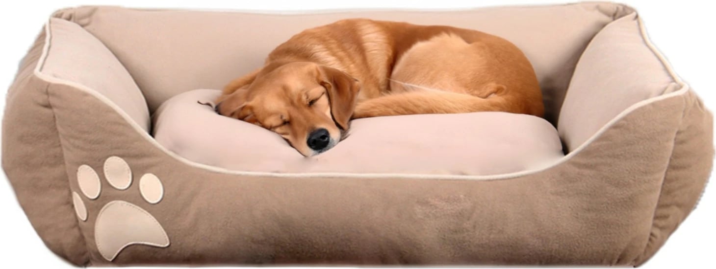 Shtrat për qen e mace Lucy, Paws & Whiskers, S, kafe/bezh