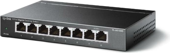 Switch TP-Link TL-SG108S 8 porta Gigabit desktop