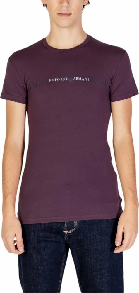 Maicë për meshkuj Emporio Armani, e purpurt
