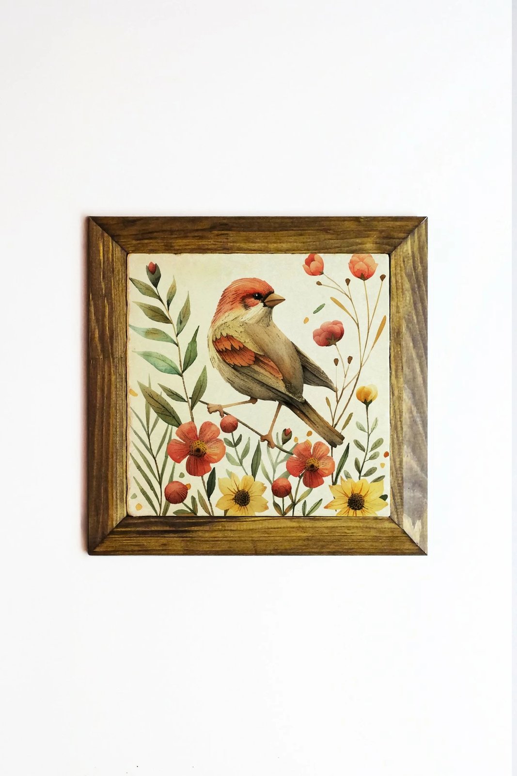 Pikturë dekorative me kornizë, Wallity, Ersytastablo24 - 26, shumëngjyrëshe, 26x26cm